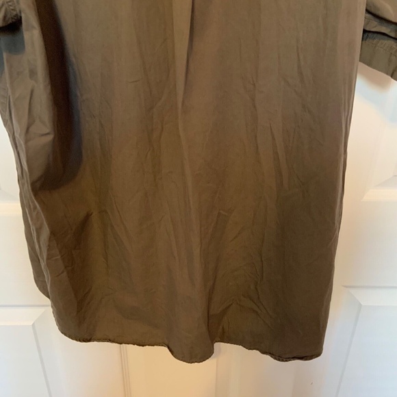 Columbia Men's Short Sleeved Solid Button Down Shirt Green Size XL - Picture 12 of 14